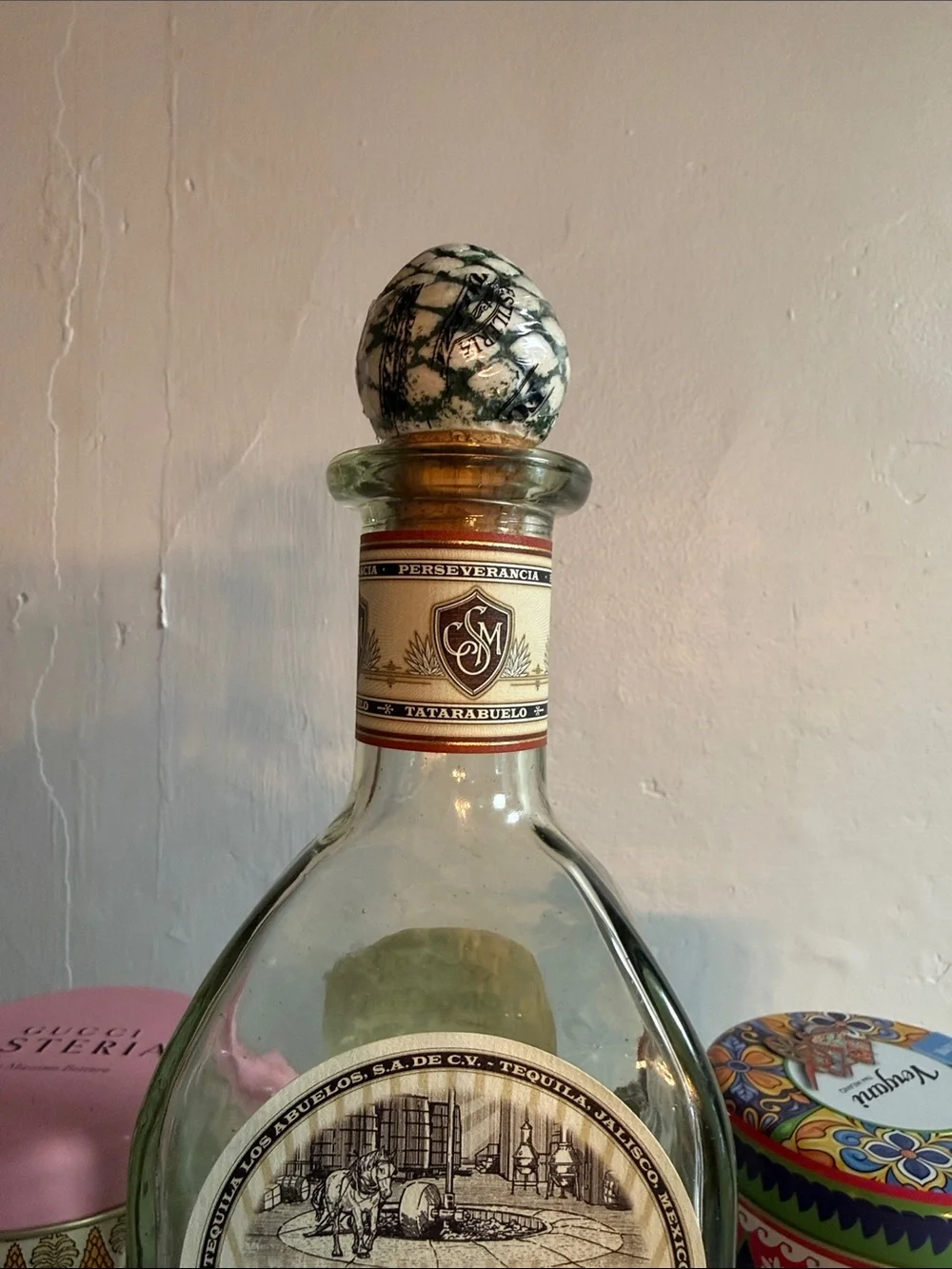 Fortaleza Reposado Tequila EMPTY BOTTLE - Rare - - Picture 3 of 4